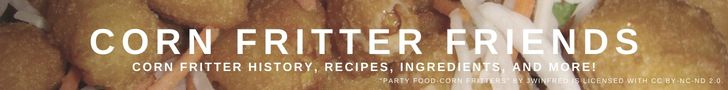 Leaderboard Banner Ad for the Corn Fritter Friends website